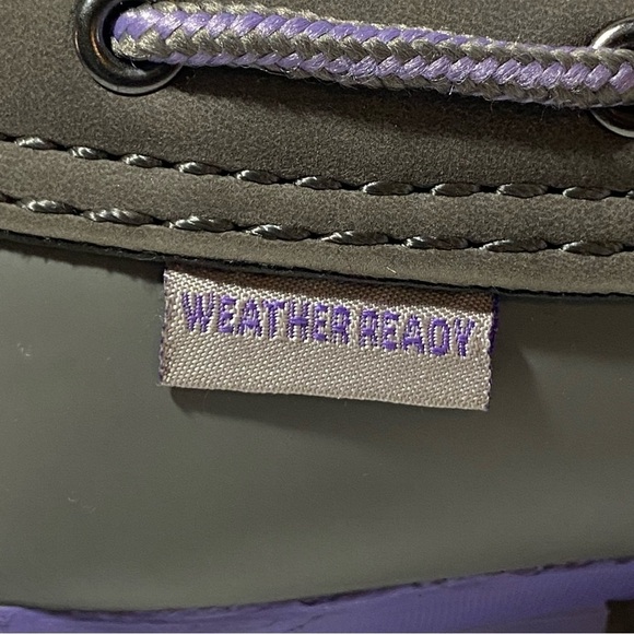 JBU Weather Ready Ankle Boots Gray and Purple Tie Up Women’s 6.5 M - Picture 7 of 9